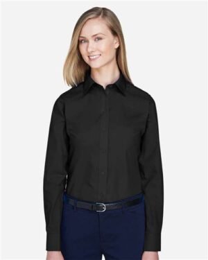 Women's Crown Collection® Broadcloth Woven Dress Shirt