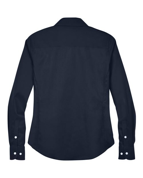 Women's Crown Collection® Solid Stretch Twill Woven Dress Shirt - Image 13