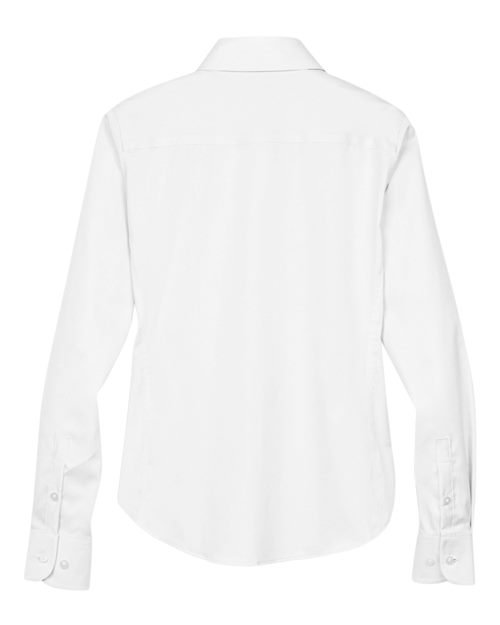 Women's Crown Collection® Solid Stretch Twill Woven Dress Shirt - Image 18