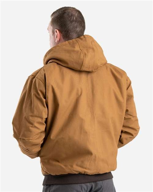 Men's Tall Highland Washed Cotton Duck Hooded Jacket - Image 9