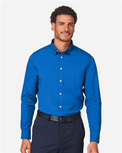 Men's CrownLux Performance® Spencer Poplin Dress Shirt - Image 4