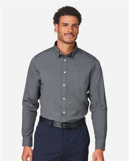Men's CrownLux Performance® Spencer Poplin Dress Shirt - Image 11