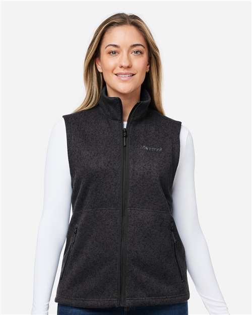 Women's Drop Line Fleece Vest - Image 11