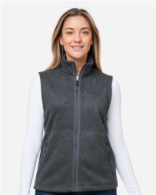 Women's Drop Line Fleece Vest - Image 17