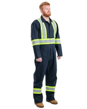 Alternative view of Men's Safety Striped Unlined Coverall