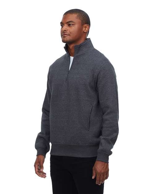 Unisex Ultimate Fleece Quarter-Zip Sweatshirt - Image 6