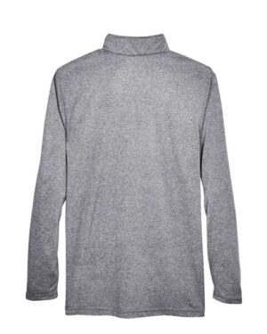 Alternative view of Men's Cool & Dry Heathered Performance Quarter-Zip Pullover