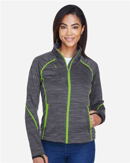 Women's Flux Mélange Bonded Fleece Jacket - Image 3