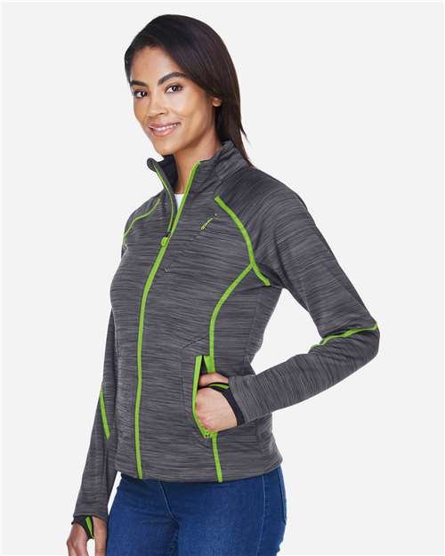 Women's Flux Mélange Bonded Fleece Jacket - Image 4