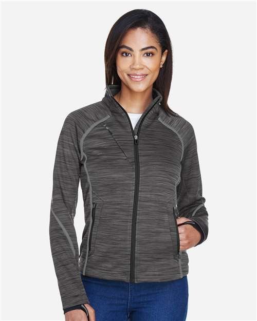 Women's Flux Mélange Bonded Fleece Jacket - Image 9