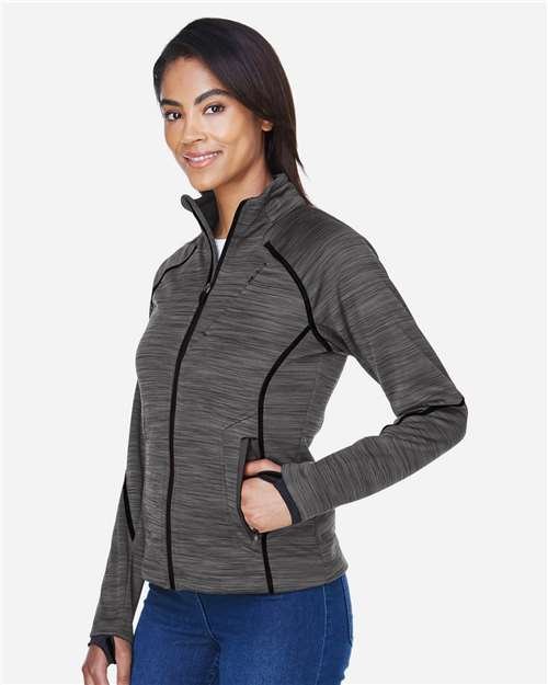 Women's Flux Mélange Bonded Fleece Jacket - Image 10