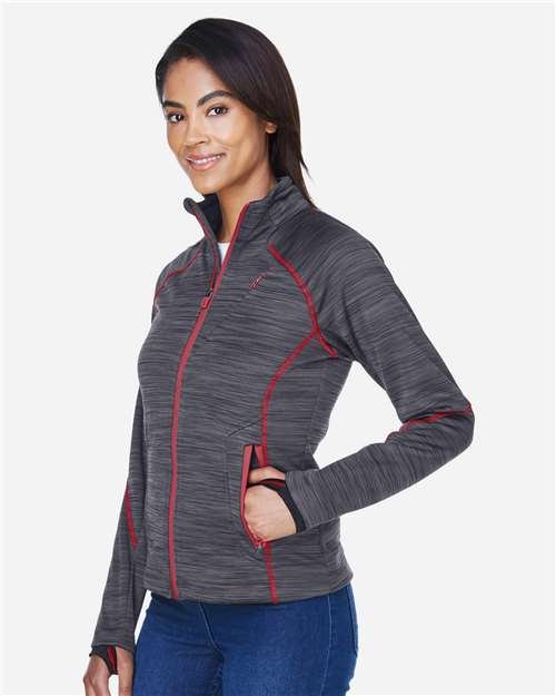 Women's Flux Mélange Bonded Fleece Jacket - Image 15