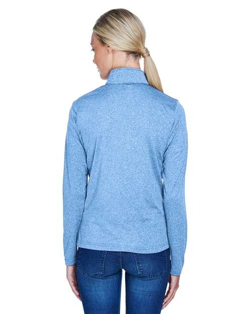 Women's Cool & Dry Heathered Performance Quarter-Zip Pullover - Image 16