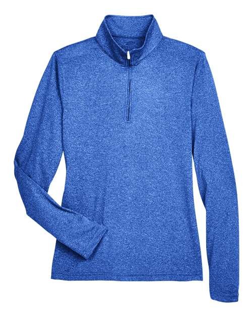Women's Cool & Dry Heathered Performance Quarter-Zip Pullover - Image 17