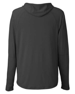 Alternative view of Unisex JAQ Stretch Performance Hooded Long Sleeve T-Shirt
