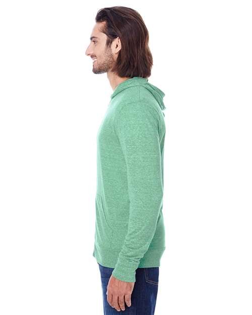 Unisex Triblend Full-Zip Lightweight Hooded Sweatshirt - Image 7