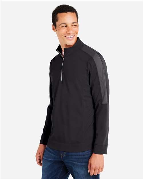 Men's Market Snag Protect Mesh Colorblock Quarter-Zip Pullover - Image 5