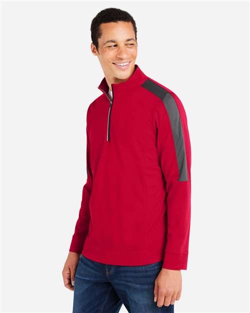Men's Market Snag Protect Mesh Colorblock Quarter-Zip Pullover - Image 24