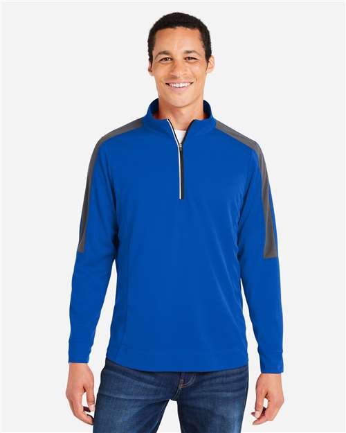 Men's Market Snag Protect Mesh Colorblock Quarter-Zip Pullover - Image 41