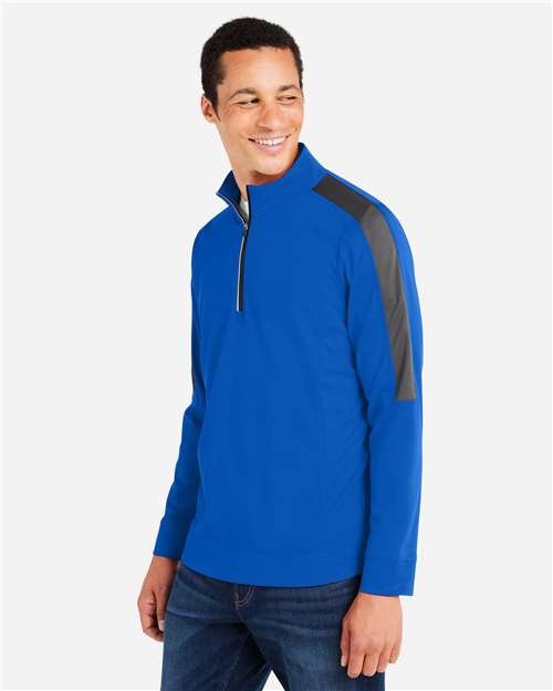 Men's Market Snag Protect Mesh Colorblock Quarter-Zip Pullover - Image 42