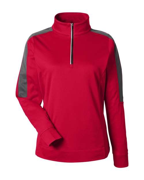 Women's Market Snag Protect Mesh Colorblock Quarter-Zip Pullover - Image 20