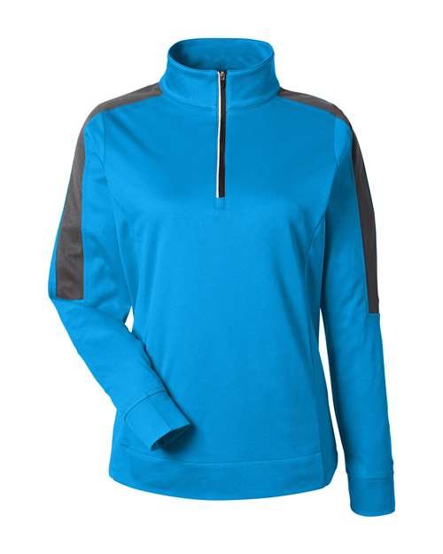 Women's Market Snag Protect Mesh Colorblock Quarter-Zip Pullover - Image 26
