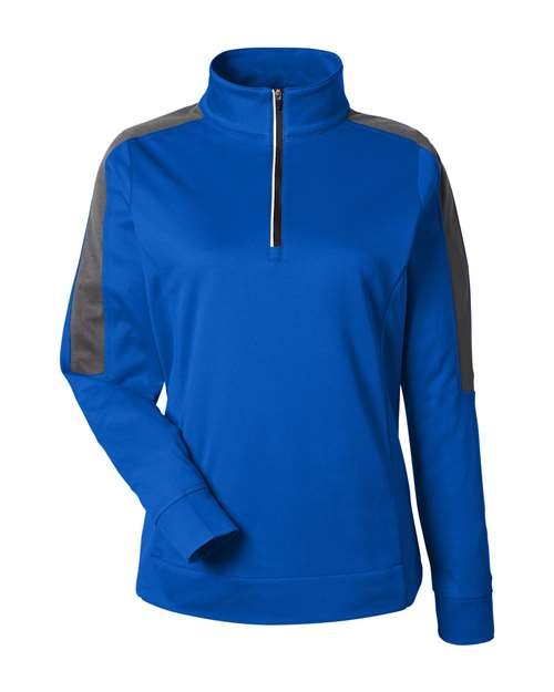 Women's Market Snag Protect Mesh Colorblock Quarter-Zip Pullover - Image 38