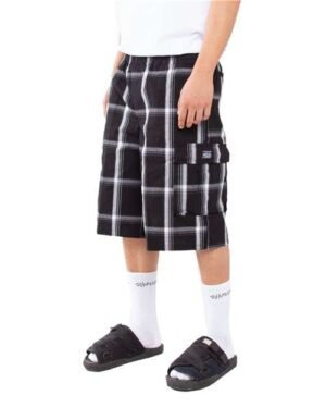 Alternative view of Unisex Plaid Shorts