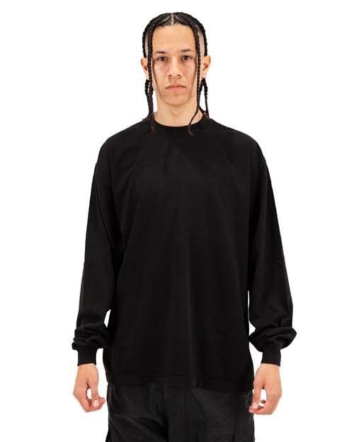 Unisex Max Heavyweight Garment-Dyed Long Sleeve T-Shirt