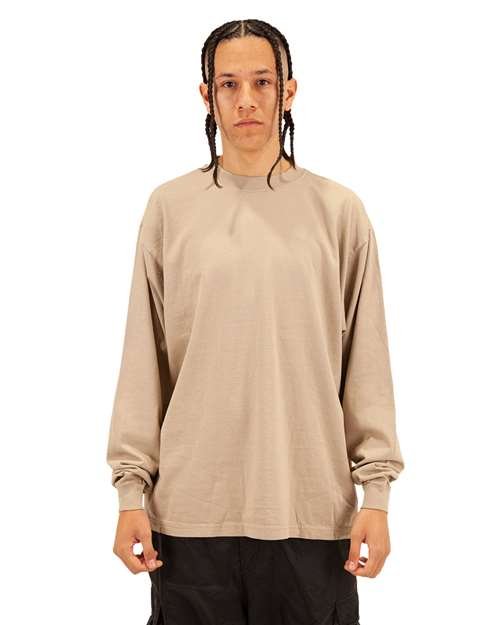 Unisex Max Heavyweight Garment-Dyed Long Sleeve T-Shirt - Image 11