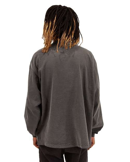 Unisex Max Heavyweight Garment-Dyed Long Sleeve T-Shirt - Image 16