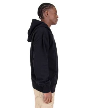 Alternative view of Unisex Max Heavy Fleece Garment-Dyed Double-Zip Hooded Sweatshirt