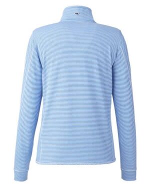 Alternative view of Women's Microstripe Sankaty Half-Zip Pullover