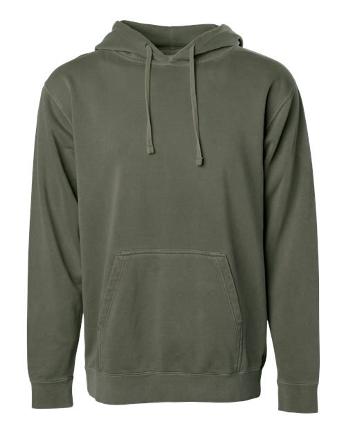 Unisex Midweight Pigment-Dyed Hooded Sweatshirt - Image 14