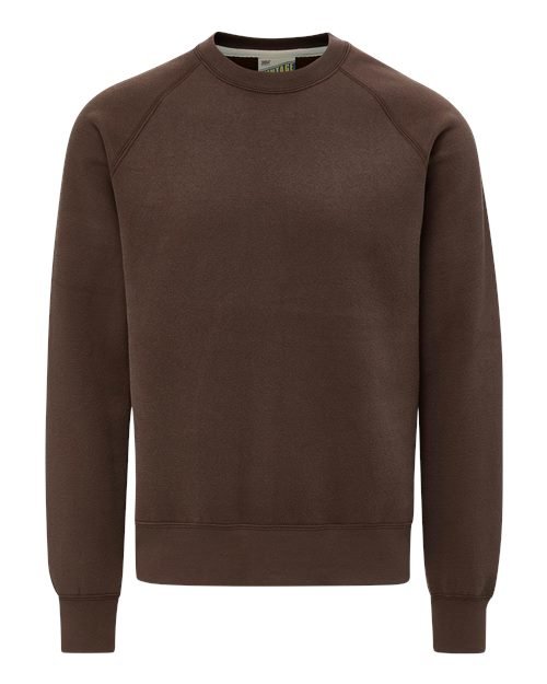 Men's Vintage Fleece Raglan Crewneck Sweatshirt - Image 14