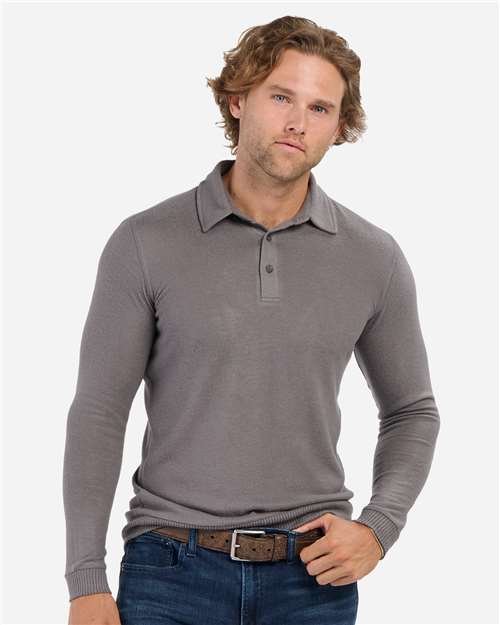Men's Cuddle Sweater Polo - Image 3