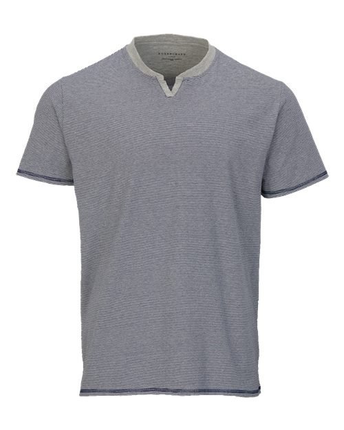 Men's Striped V-Notch T-Shirt - Image 6