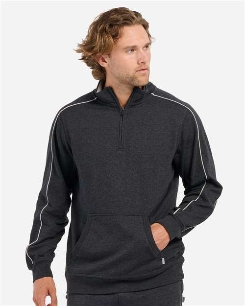 Men's French Terry Quarter-Zip Pullover - Image 3