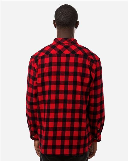 Men's Flannel Button Down Shirt - Image 45