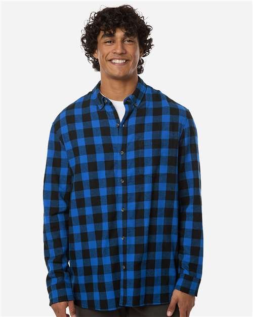 Men's Flannel Button Down Shirt - Image 49