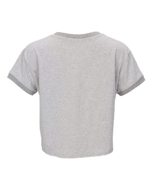 Women's Striped Tie Front T-Shirt - Image 11