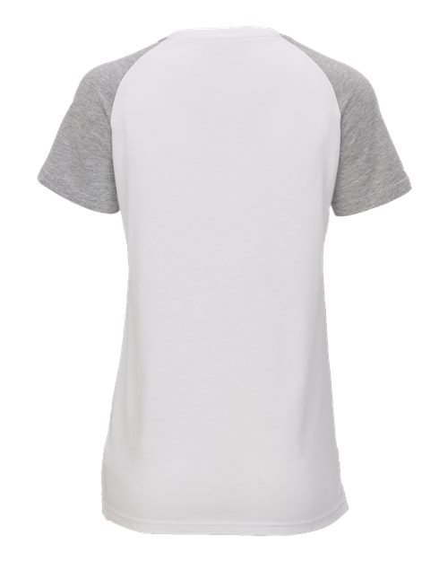 Women's Colorblocked V-Neck T-Shirt - Image 11