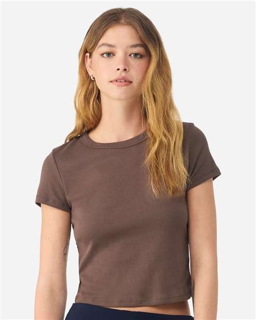 Women's Micro Rib Baby Tee - Image 20