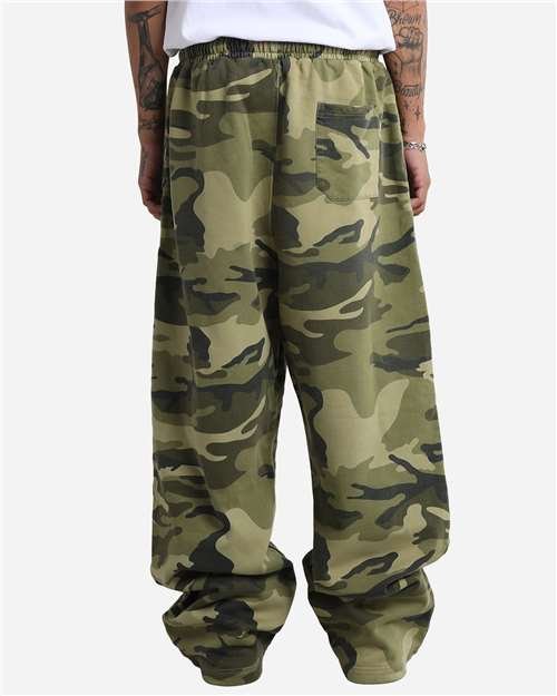 Unisex Garment-Dyed Pleated Fleece Pants - Image 7