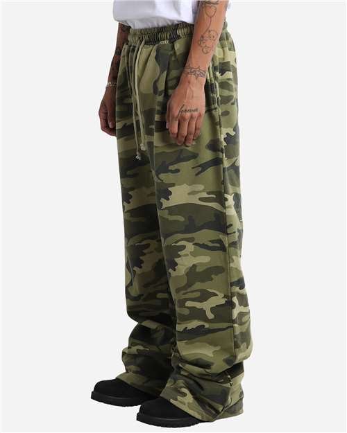 Unisex Garment-Dyed Pleated Fleece Pants - Image 6