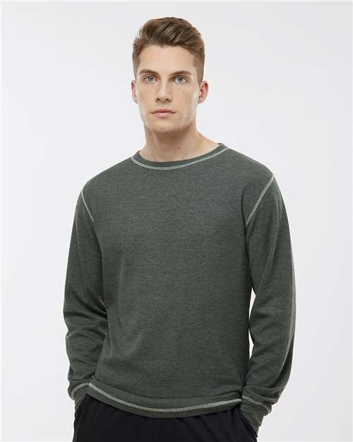 Men's Vintage Thermal Long Sleeve T-Shirt - Image 11
