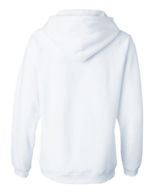 Women's Sueded V-Neck Hooded Sweatshirt - Image 15