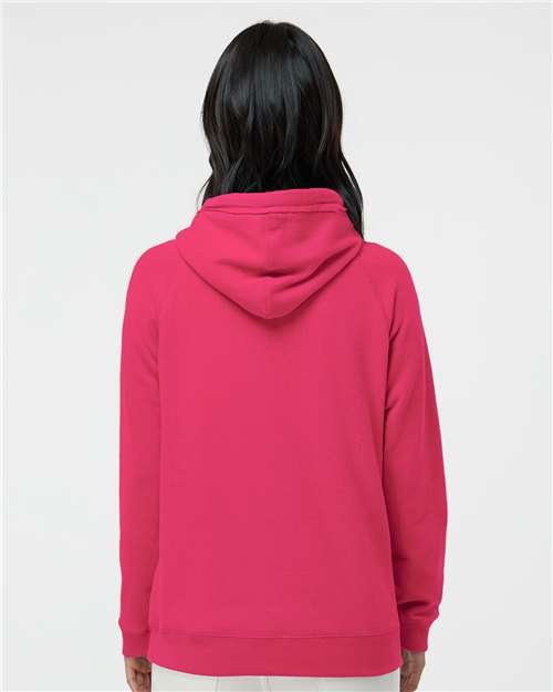 Women's Sueded V-Neck Hooded Sweatshirt - Image 25