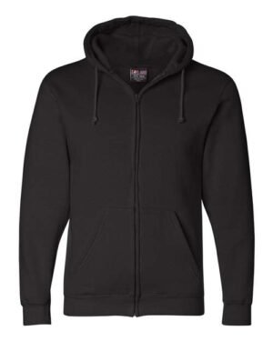 Alternative view of Unisex USA-Made Full-Zip Hooded Sweatshirt