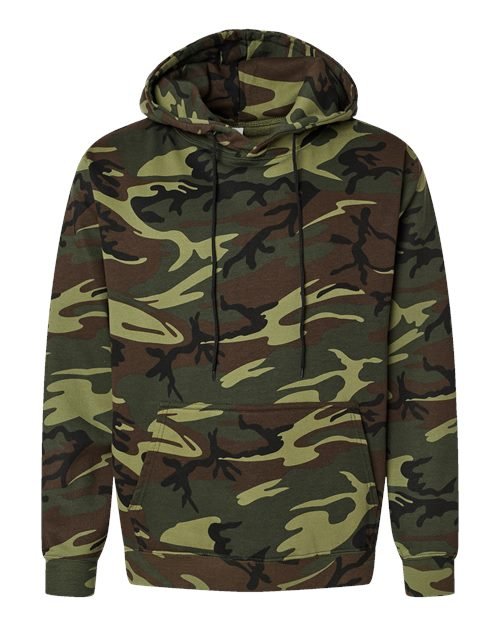 Unisex Camo Fleece Hoodie Sweatshirt